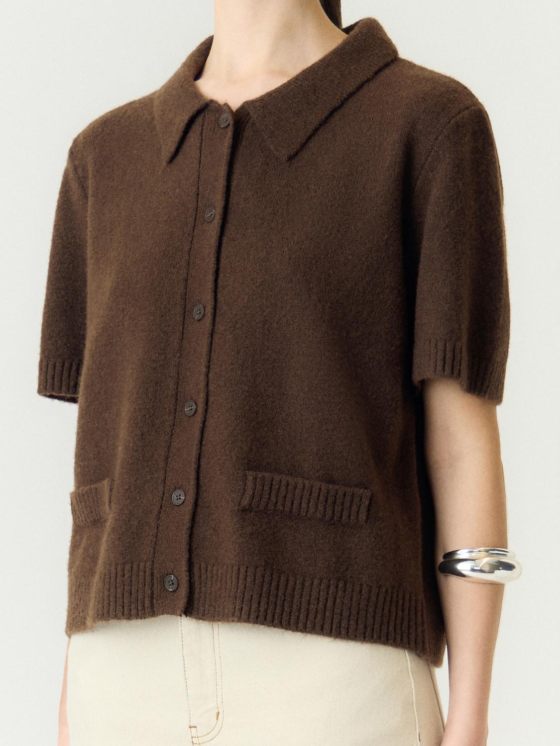 YASFRILO Knitted Cardigan - Coffee Bean - VERO MODA & VILA Bergvik